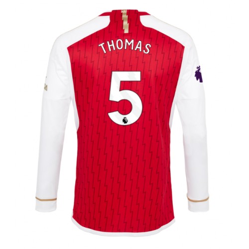 Moški Nogometni dresi Arsenal Thomas Partey #5 Domači 2023-24 Dolgi Rokav